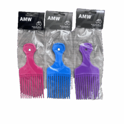 Afro combs assorted colours