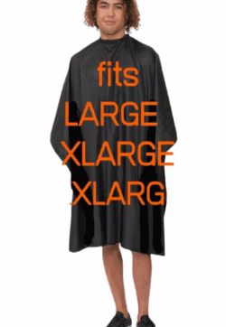 Glide hair tools XL black cape