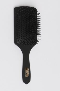 Glide hair tools rubberised paddle brush black