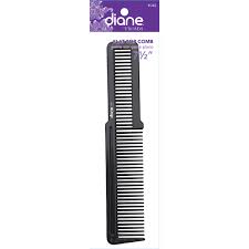 Diane 8'' flat top comb black