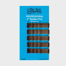 Glide hair tools bobbie pins bronze 25pk