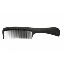 Carbon basin comb with crystals