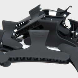 Glide hair tools black butterfly clips 12pk