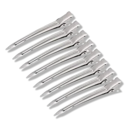 Duck bill clips aluminium 12pk