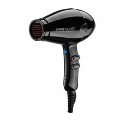 Speedy Supalite Ionic & Ceramic Professional Hairdryer with Diffuser Black